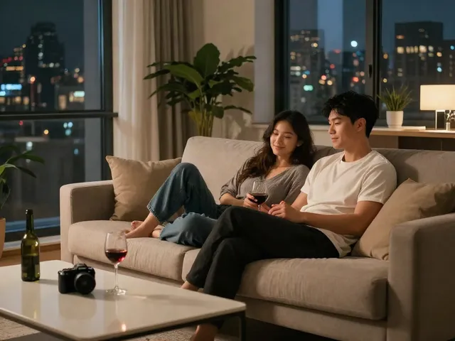 Elegant and cozy interior of discreet apartments in the center, showcasing relaxation and style.